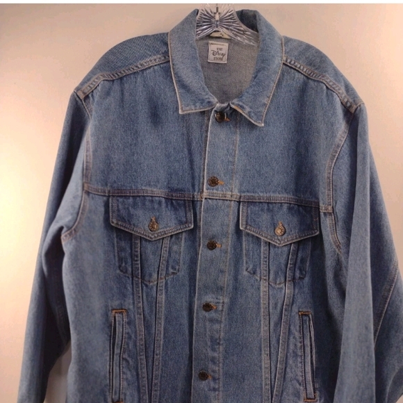 Disney Blue Denim Jacket with Mickey Mouse - Picture 2 of 16